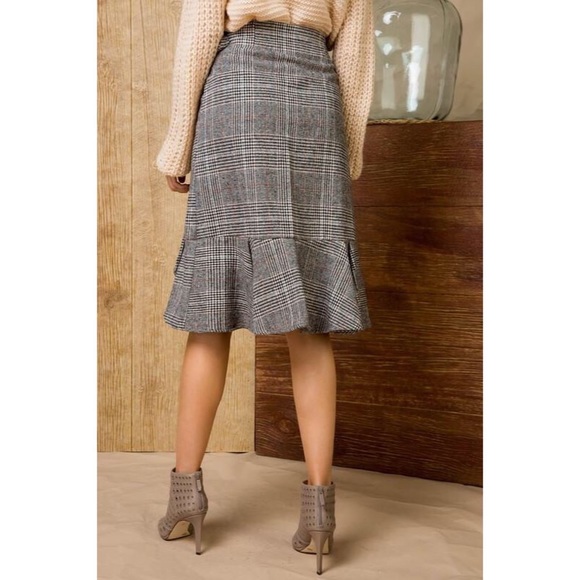 🍂 Breakfast At Tiffany's Wrap Skirt - Picture 4 of 8